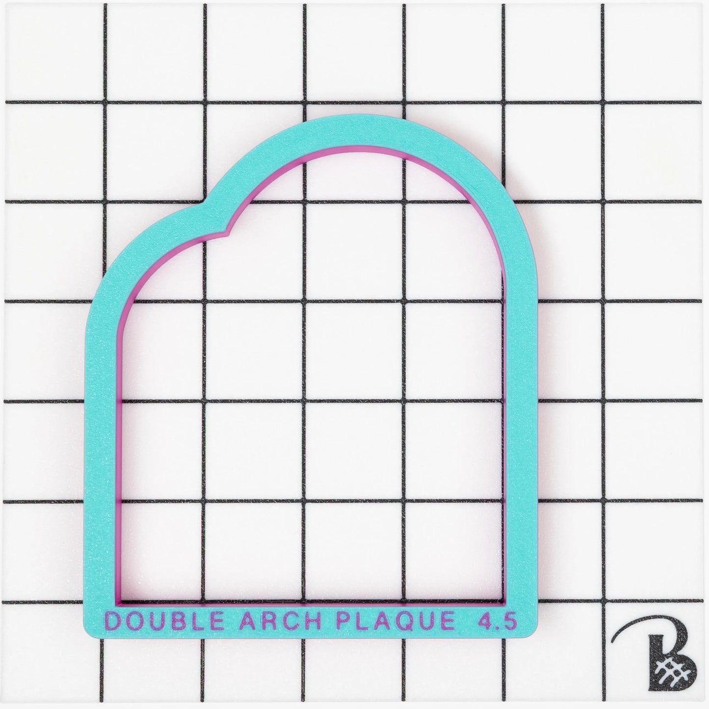 Double ARCH Plaque Cookie Cutter (may want to size down)