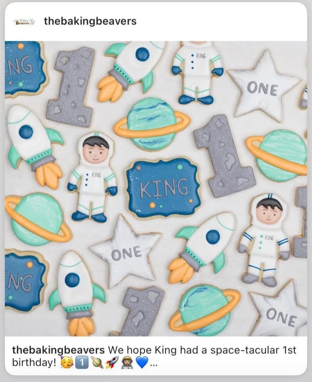 Astronaut Cookie Cutter (recommend sizing up)
