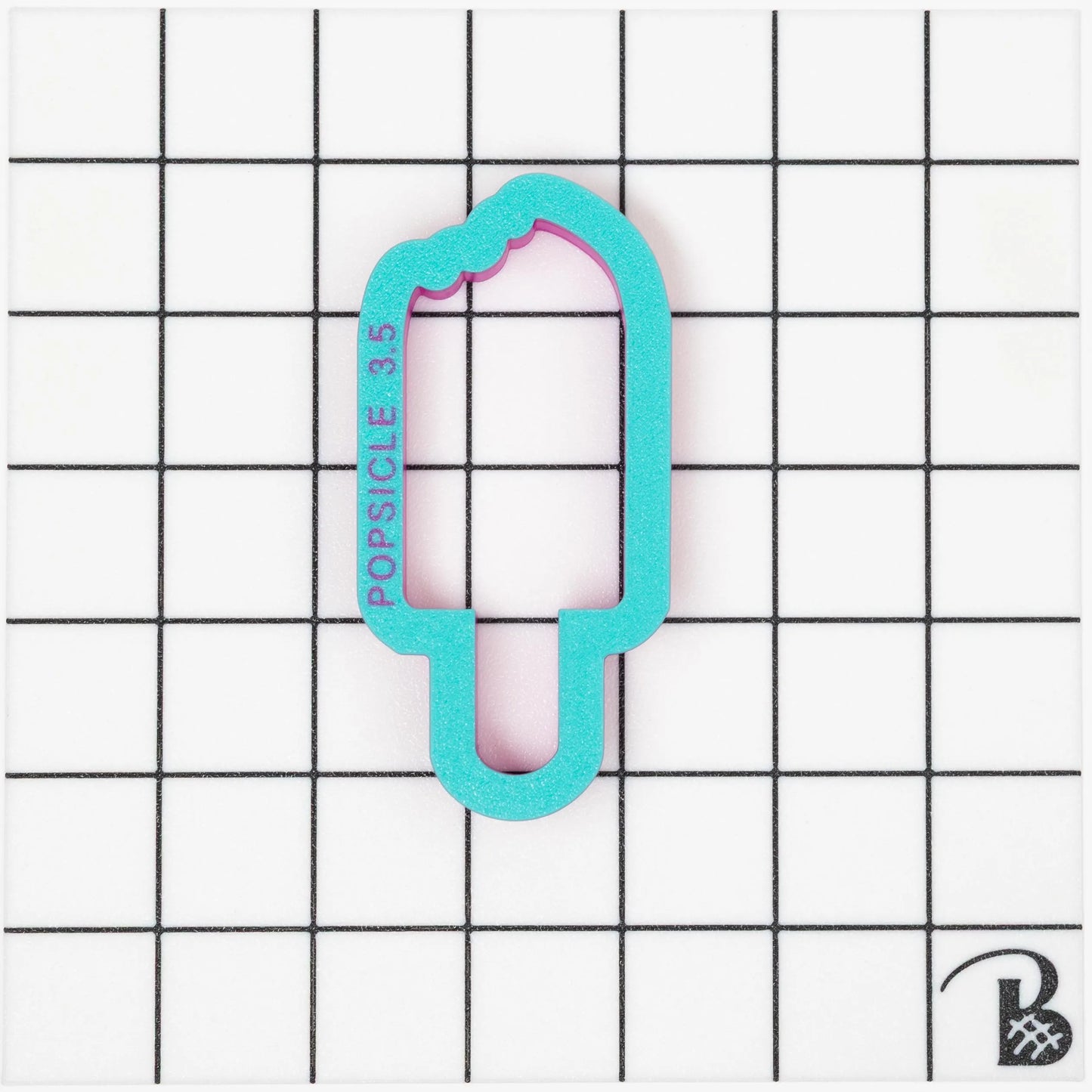 Popsicle Missing a Bite Cookie Cutter (recommend sizing up)