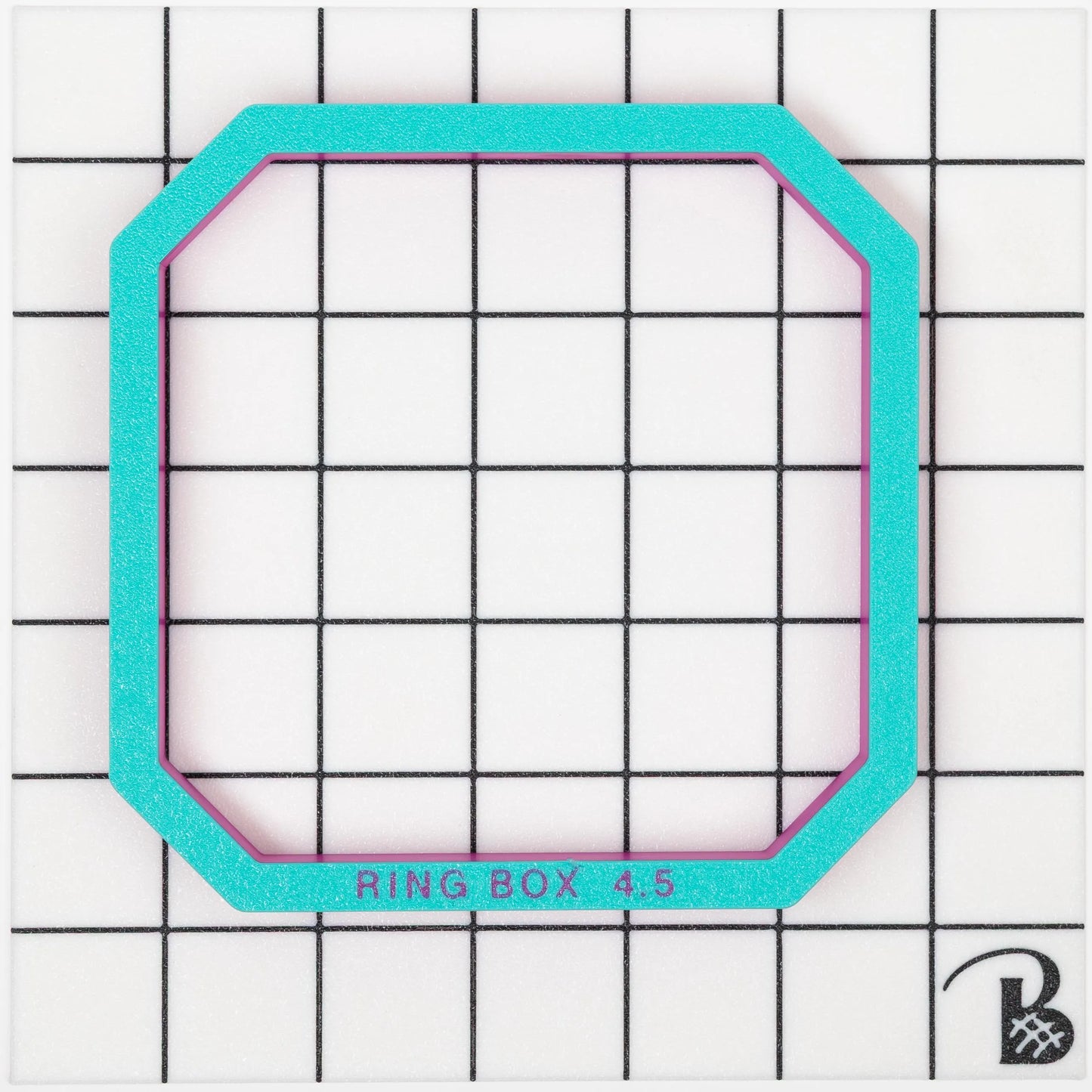 Engagement Ring Box | Square with Cut Corners Cookie Cutter (recommend sizing down)