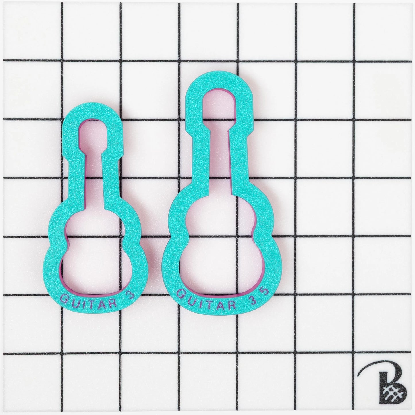 Acoustic Guitar Cookie Cutter (recommend sizing up)