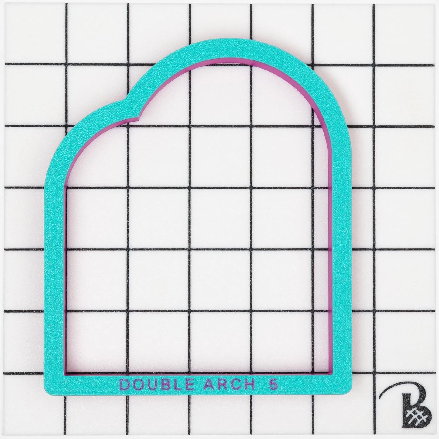 Double ARCH Plaque Cookie Cutter (may want to size down)