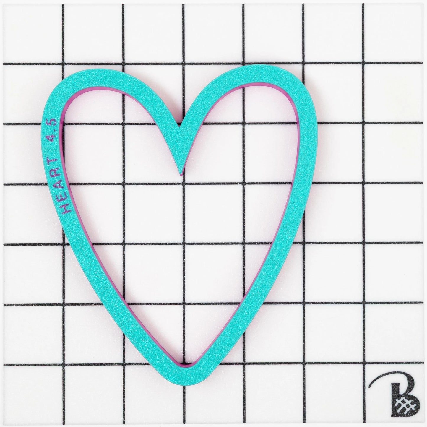 Skinny Heart (version 2) Cookie Cutter