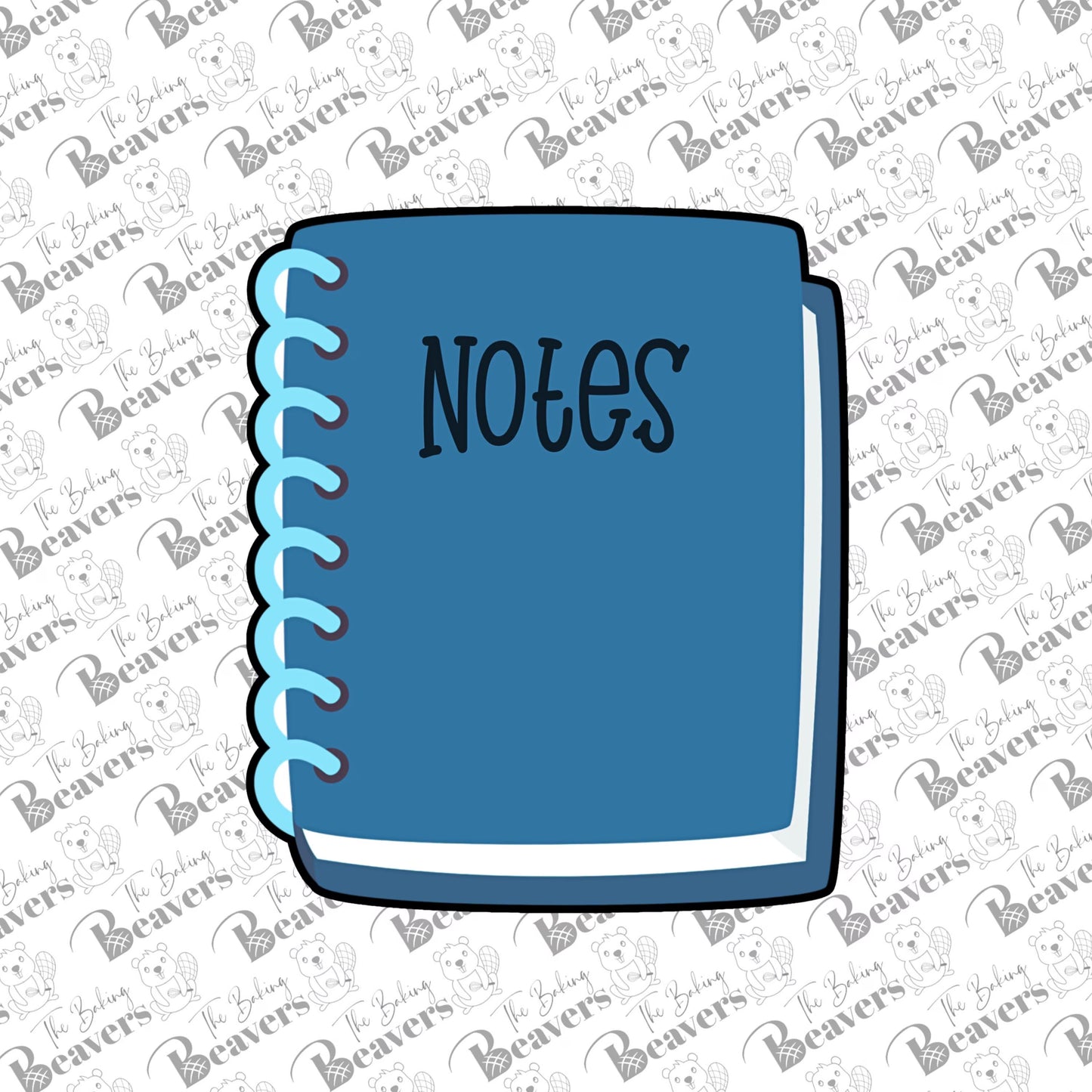 Spiral Notebook Cookie Cutter