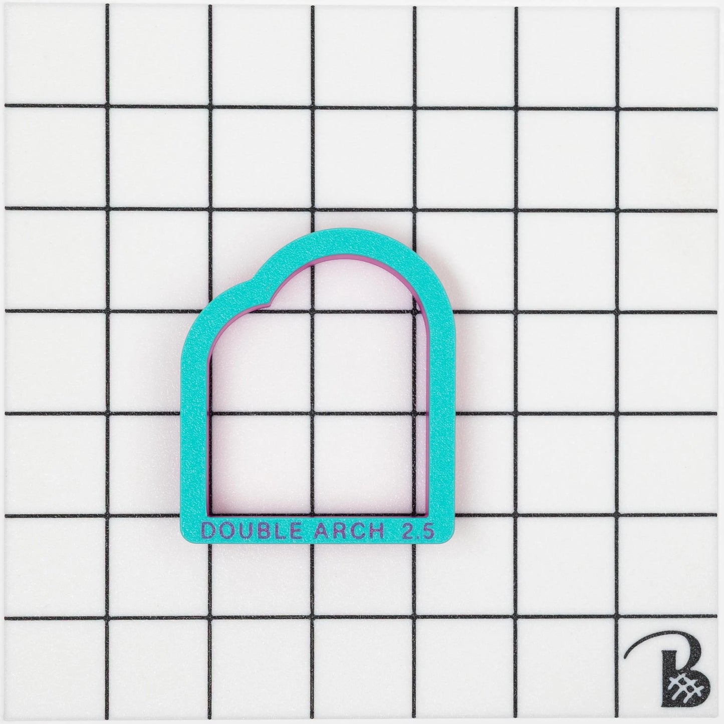 Double ARCH Plaque Cookie Cutter (may want to size down)