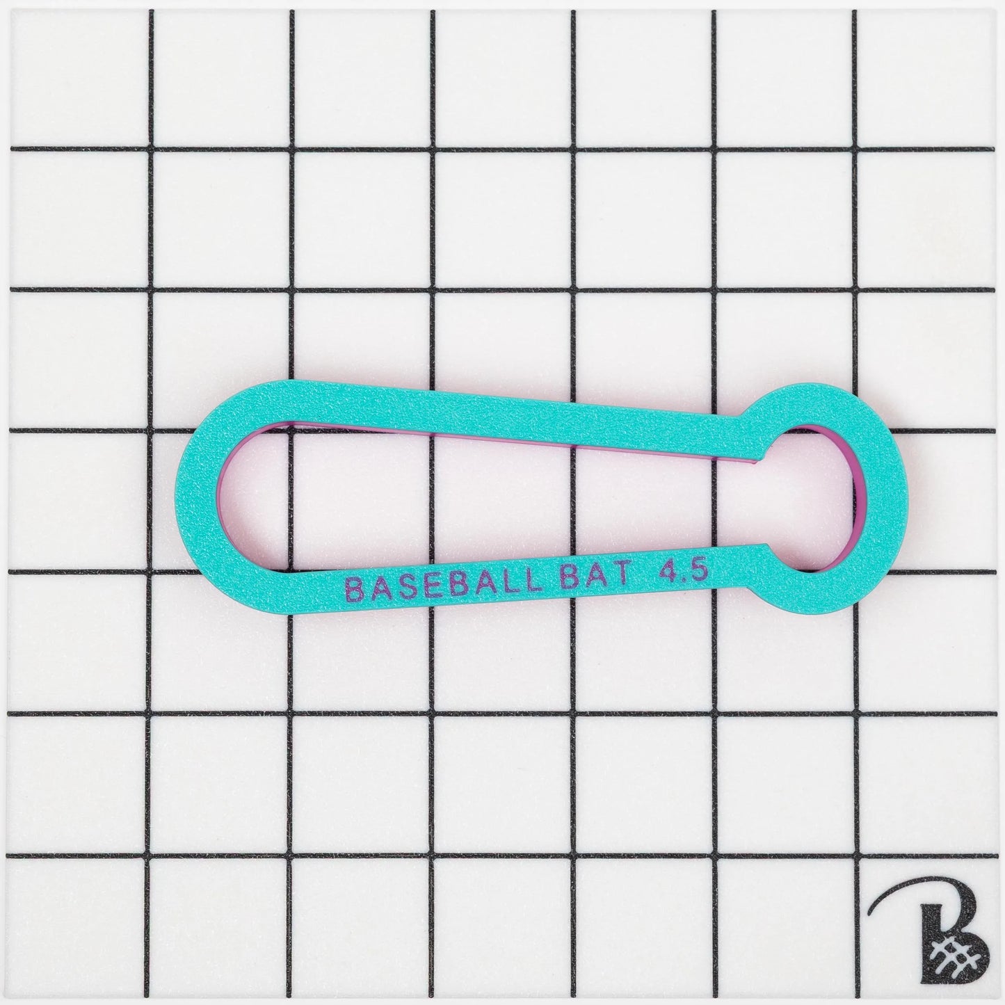 Skinny Baseball Bat Cookie Cutter (recommend sizing up)