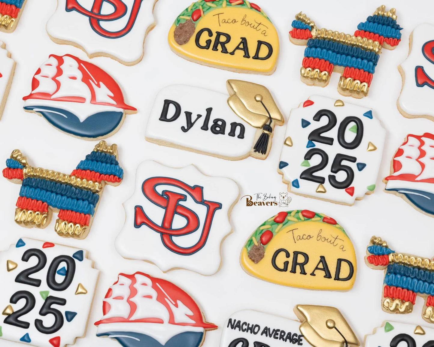 Graduate Name Plaque with Cap Cookie Cutter (recommend sizing up)