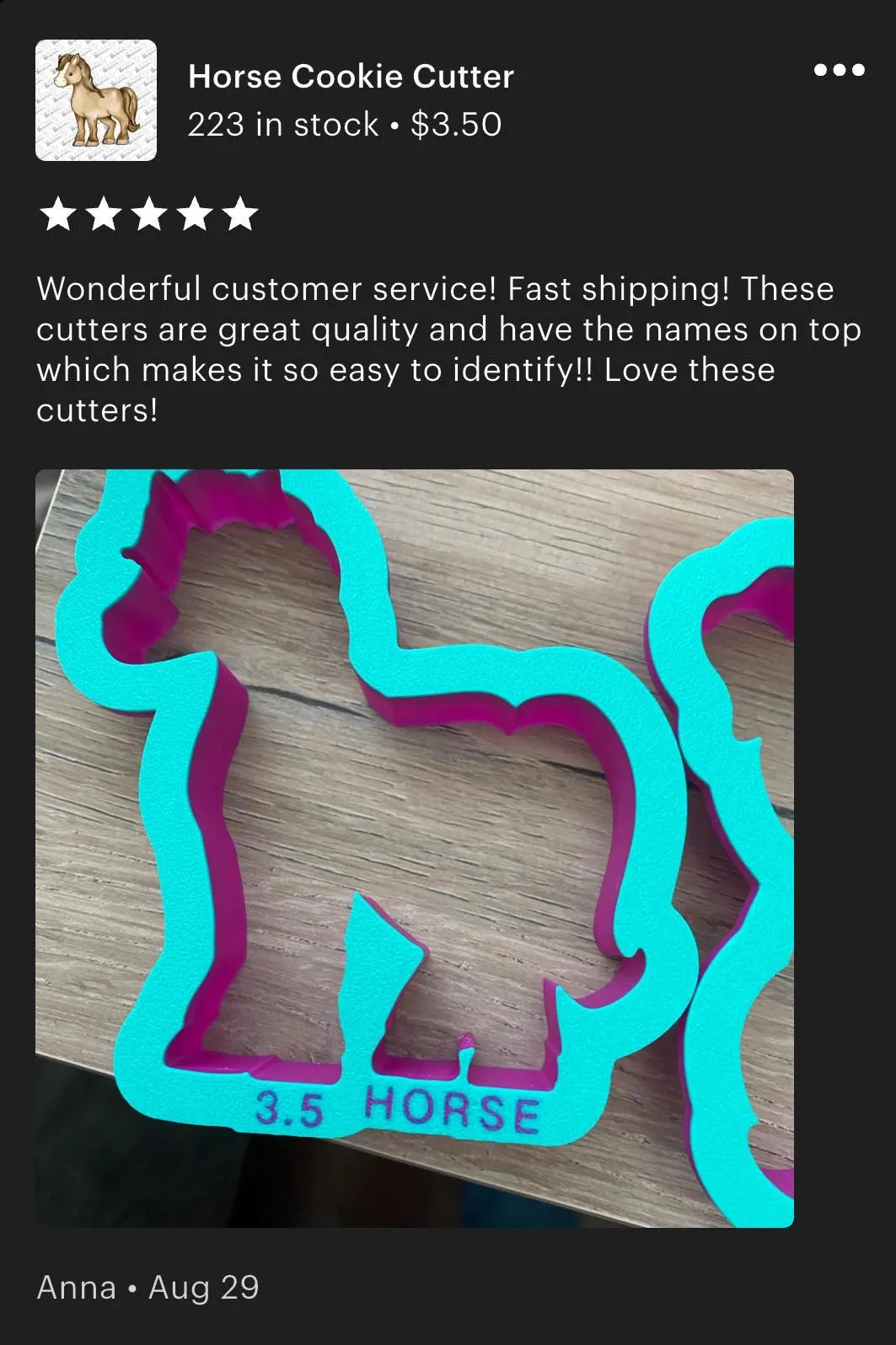 Horse (full body) Cookie Cutter