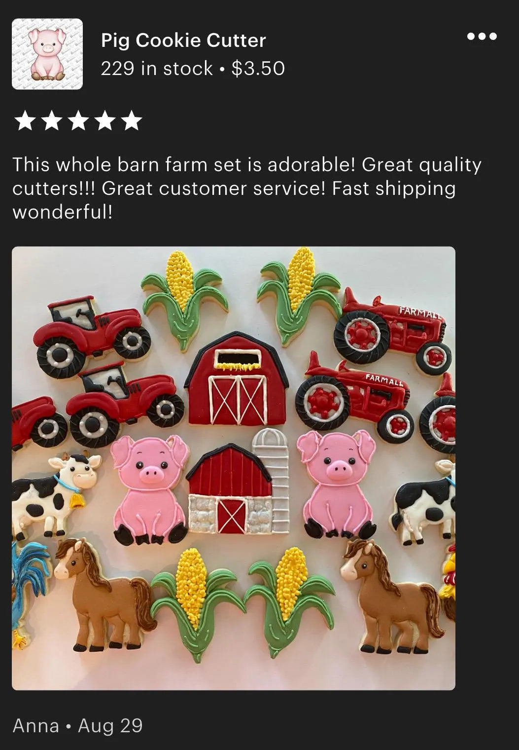 Pig Cookie Cutter