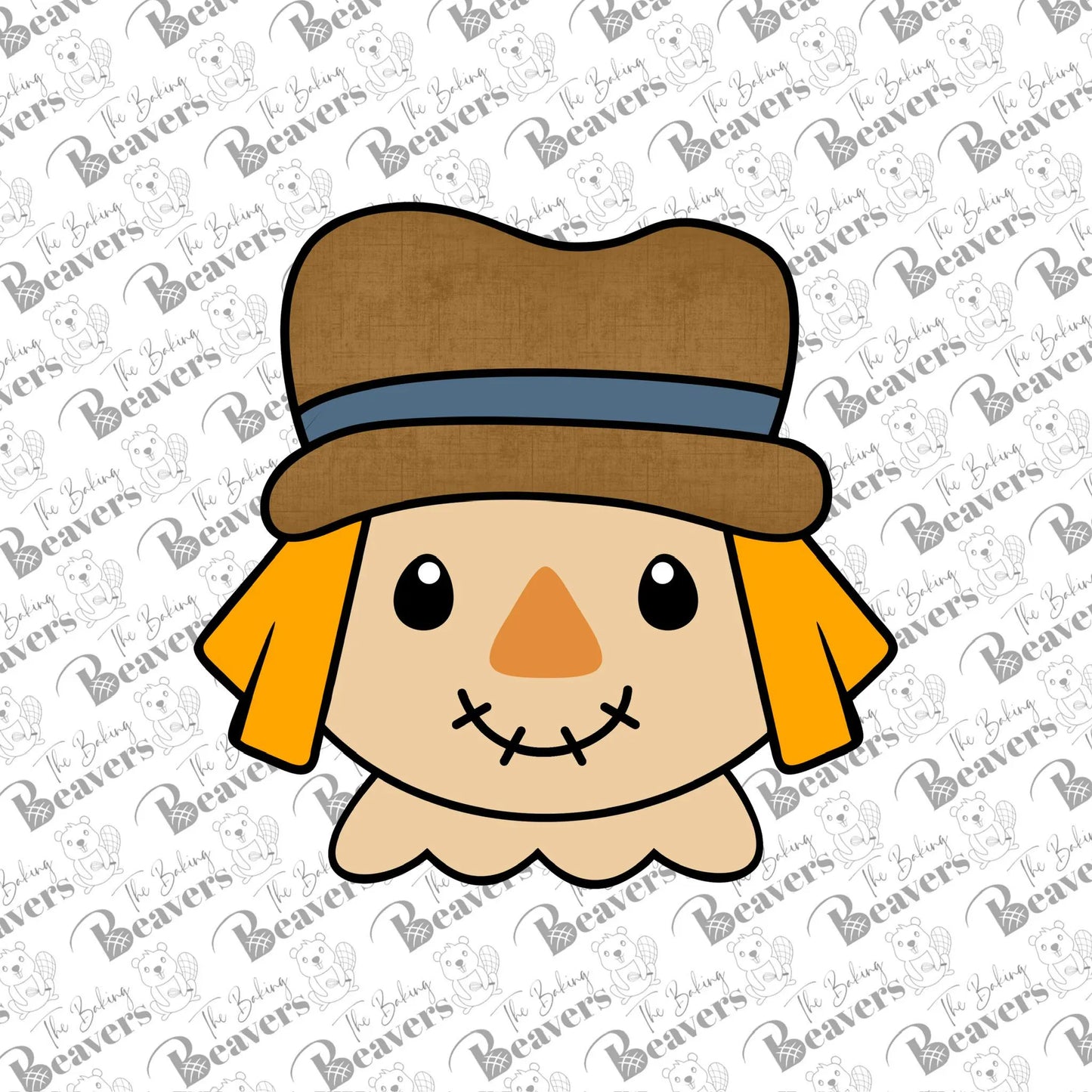 Scarecrow Face Plaque Cookie Cutter