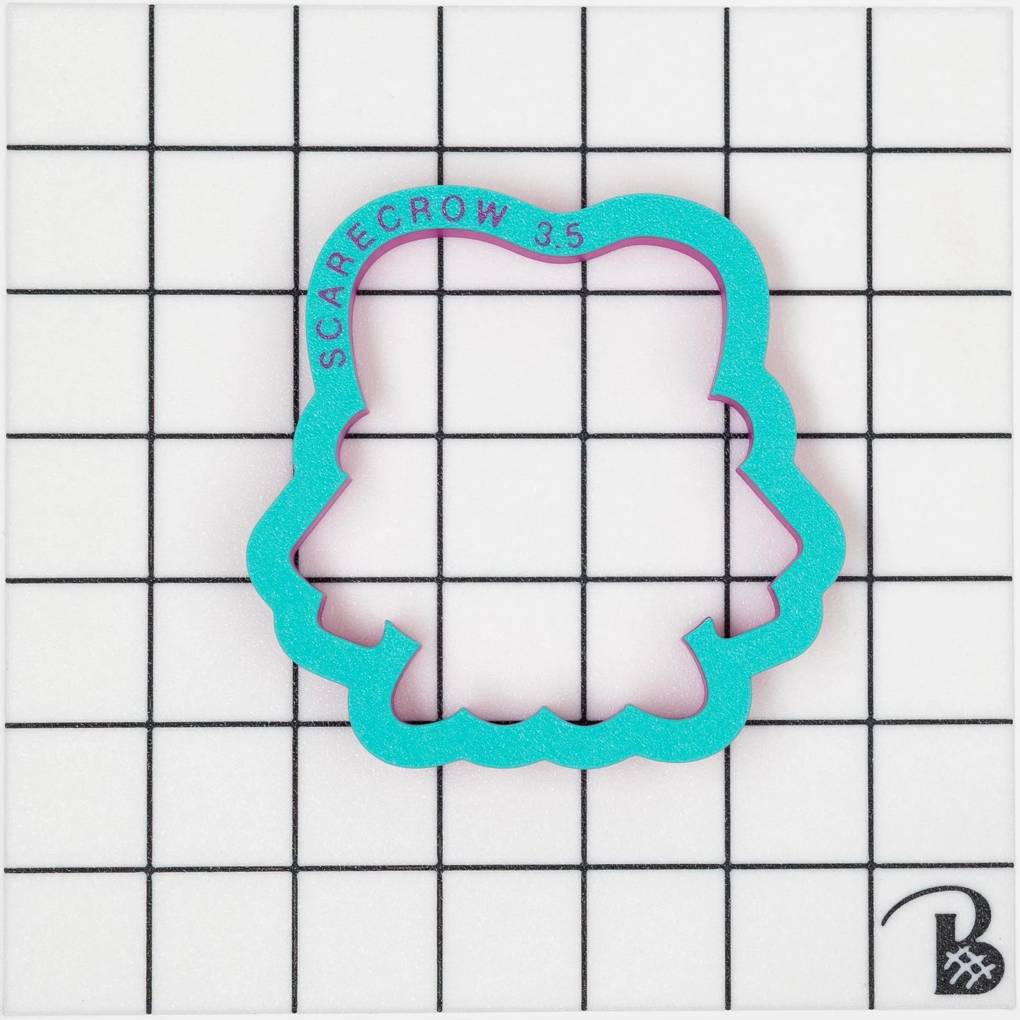 Scarecrow Face Plaque Cookie Cutter