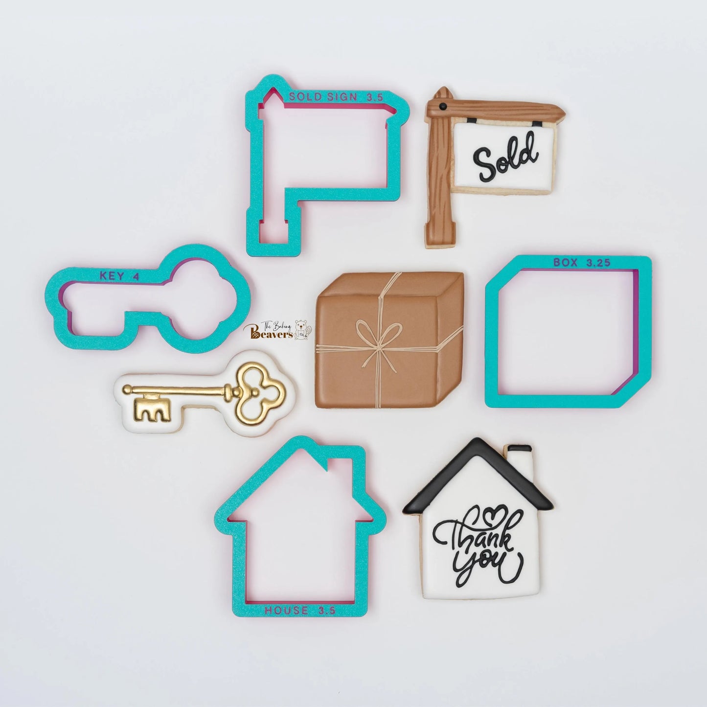 Home Sold Sign Cookie Cutter | For Sale Sign cookie cutter | Realtor cookie cutter