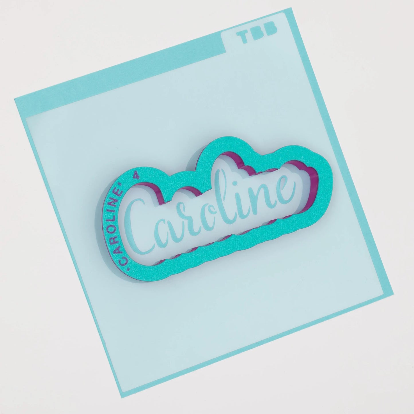 Custom Cookie Cutter and Stencil Set (1 part stencil Only)