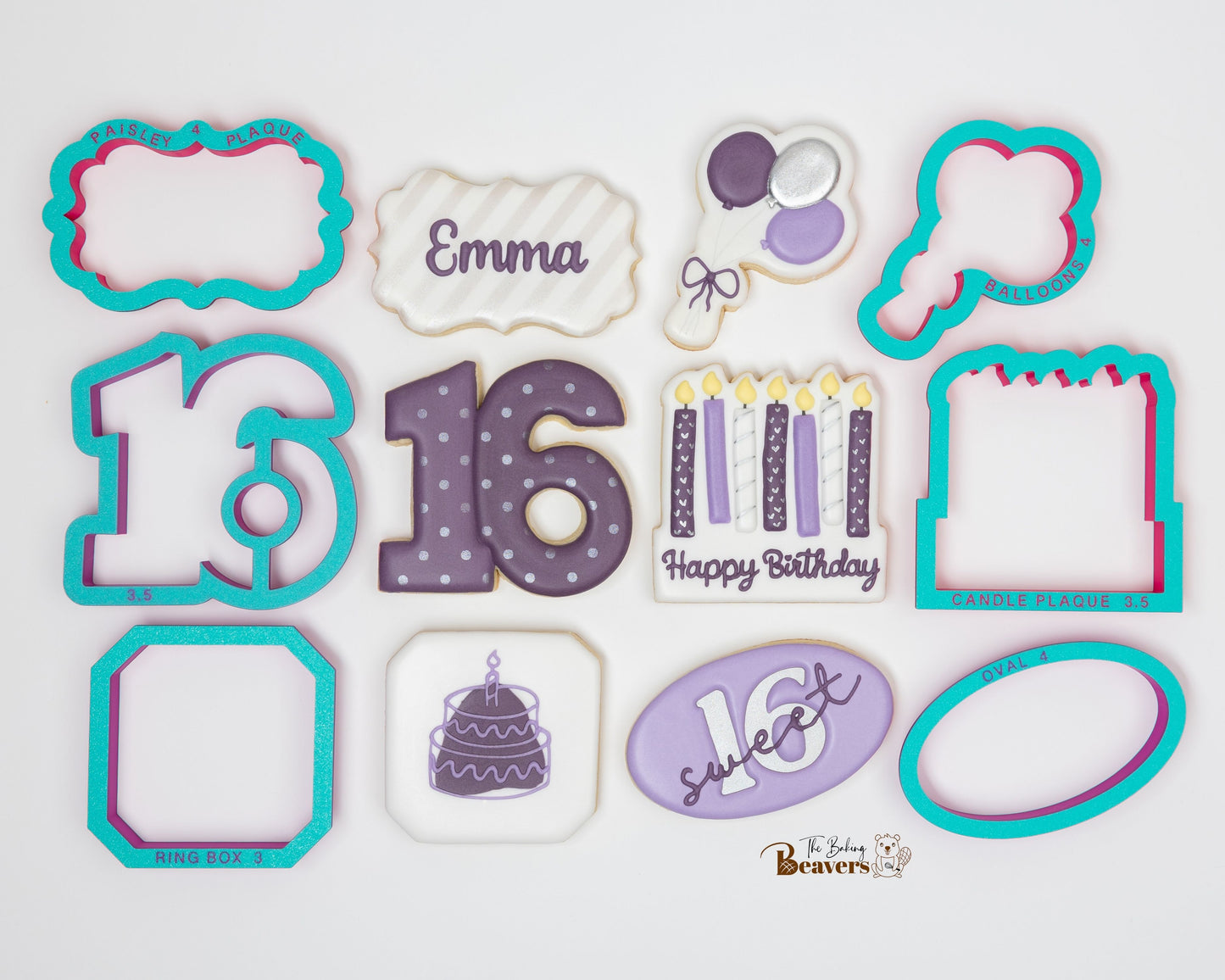16/Number Sixteen Cookie Cutter