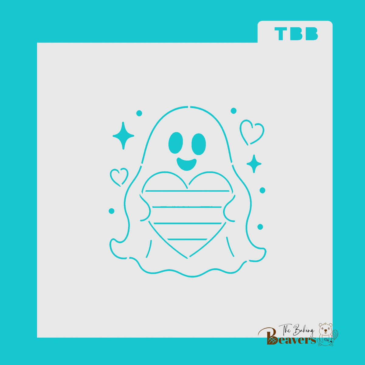 Ghost with Heart PYO Stencil