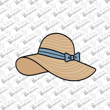 Floppy Beach Hat Cookie Cutter