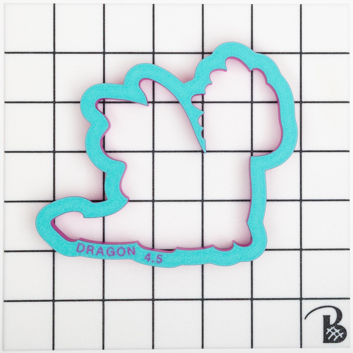 Cute Dragon Cookie Cutter (updated)