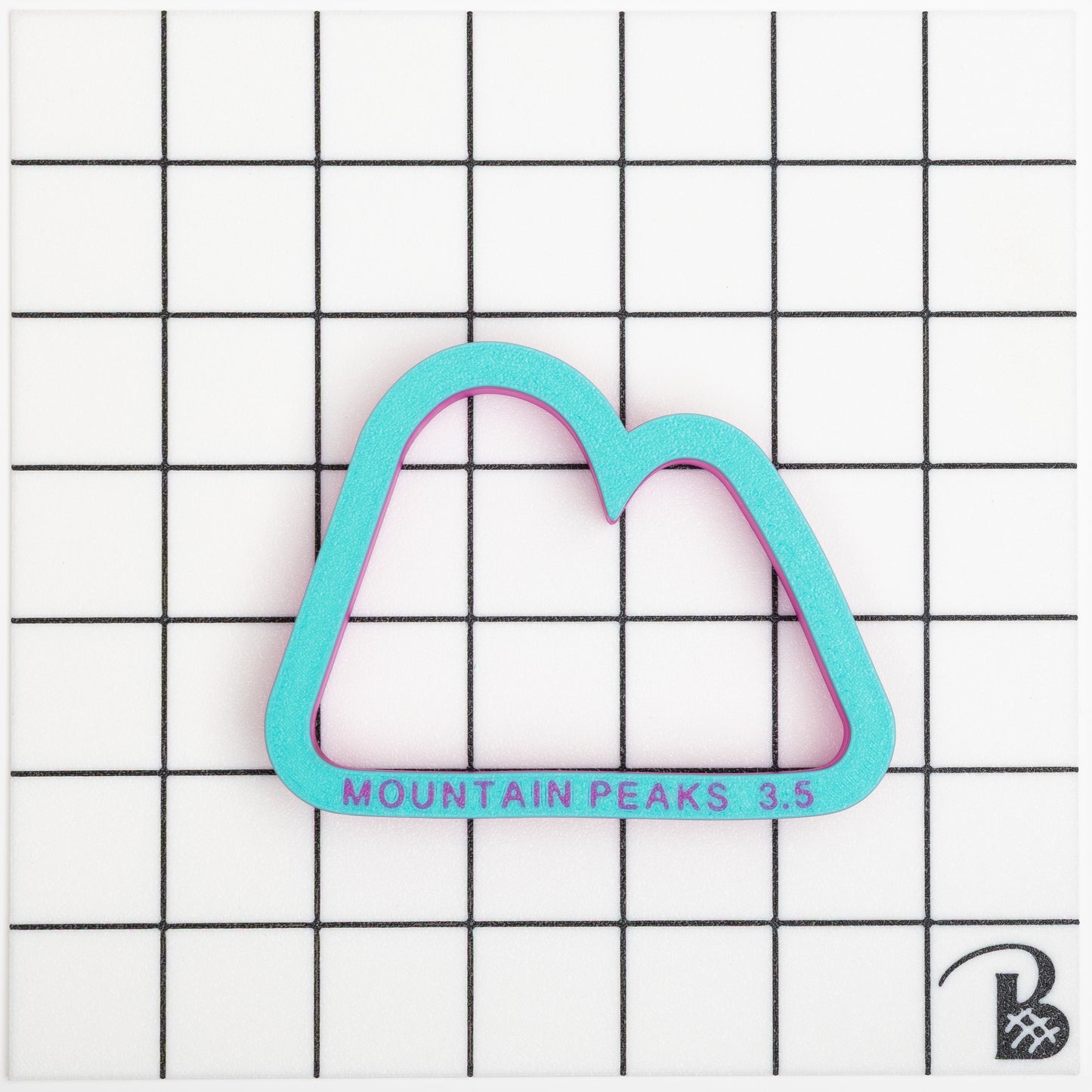 Rounded Mountain Peaks #2 Cookie Cutter