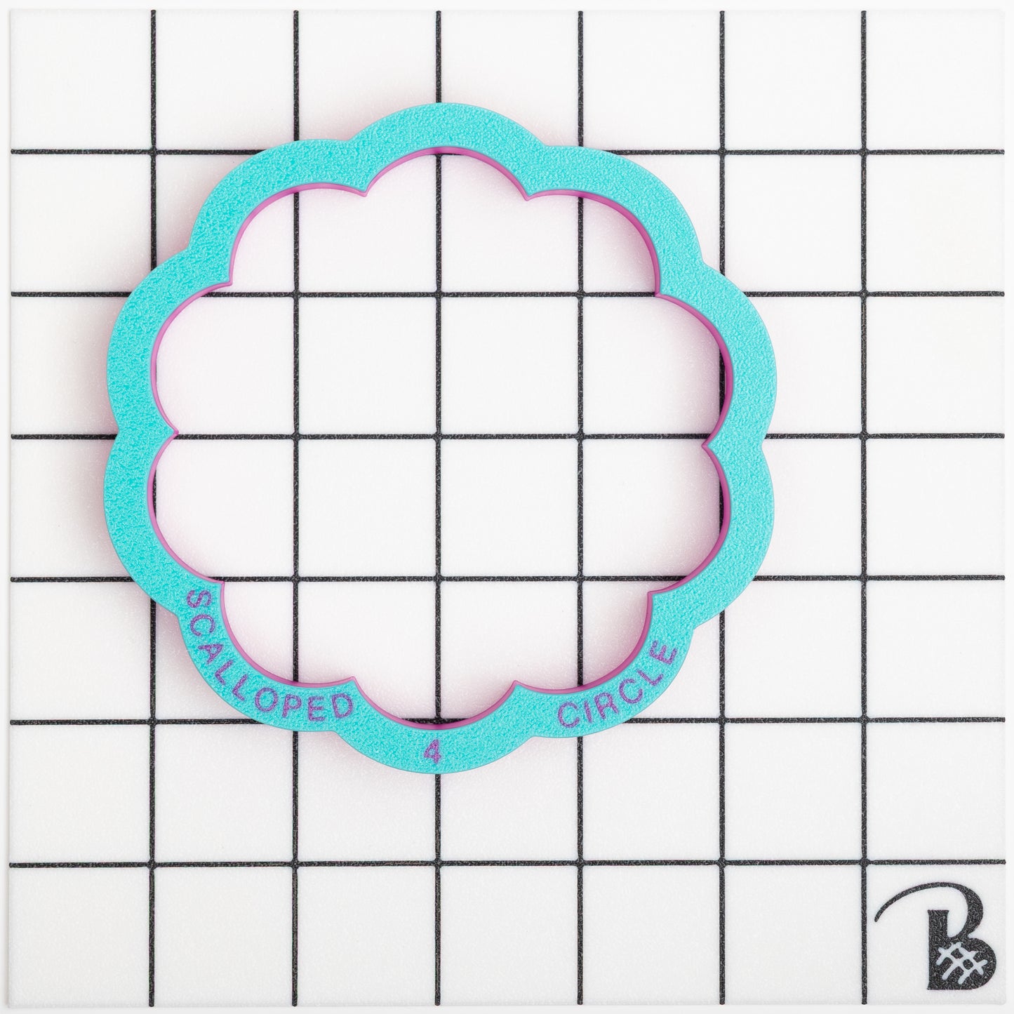 Scalloped Edge Circle Plaque Cookie Cutter