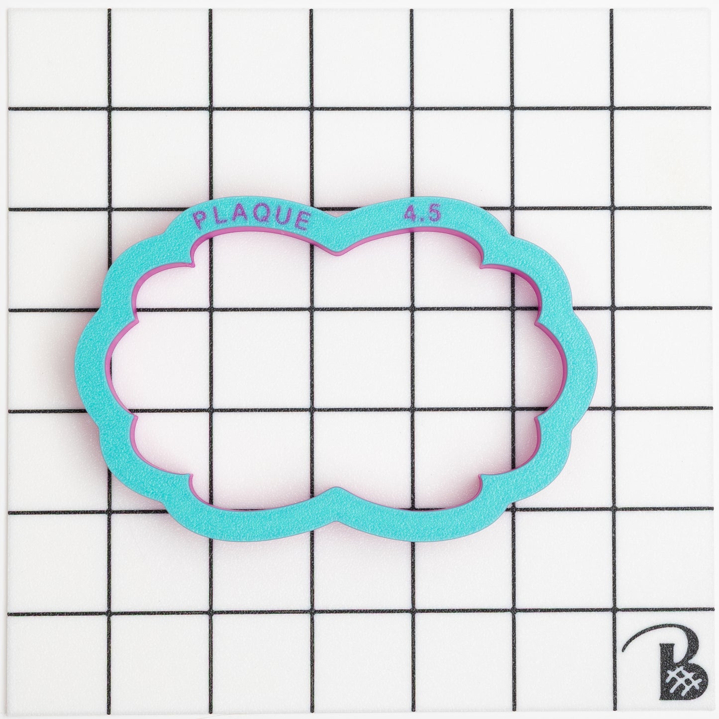 Scalloped Horizontal Plaque Cookie Cutter