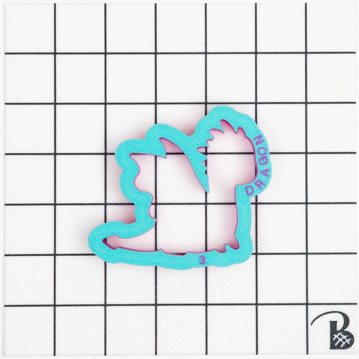 Cute Dragon Cookie Cutter (updated)
