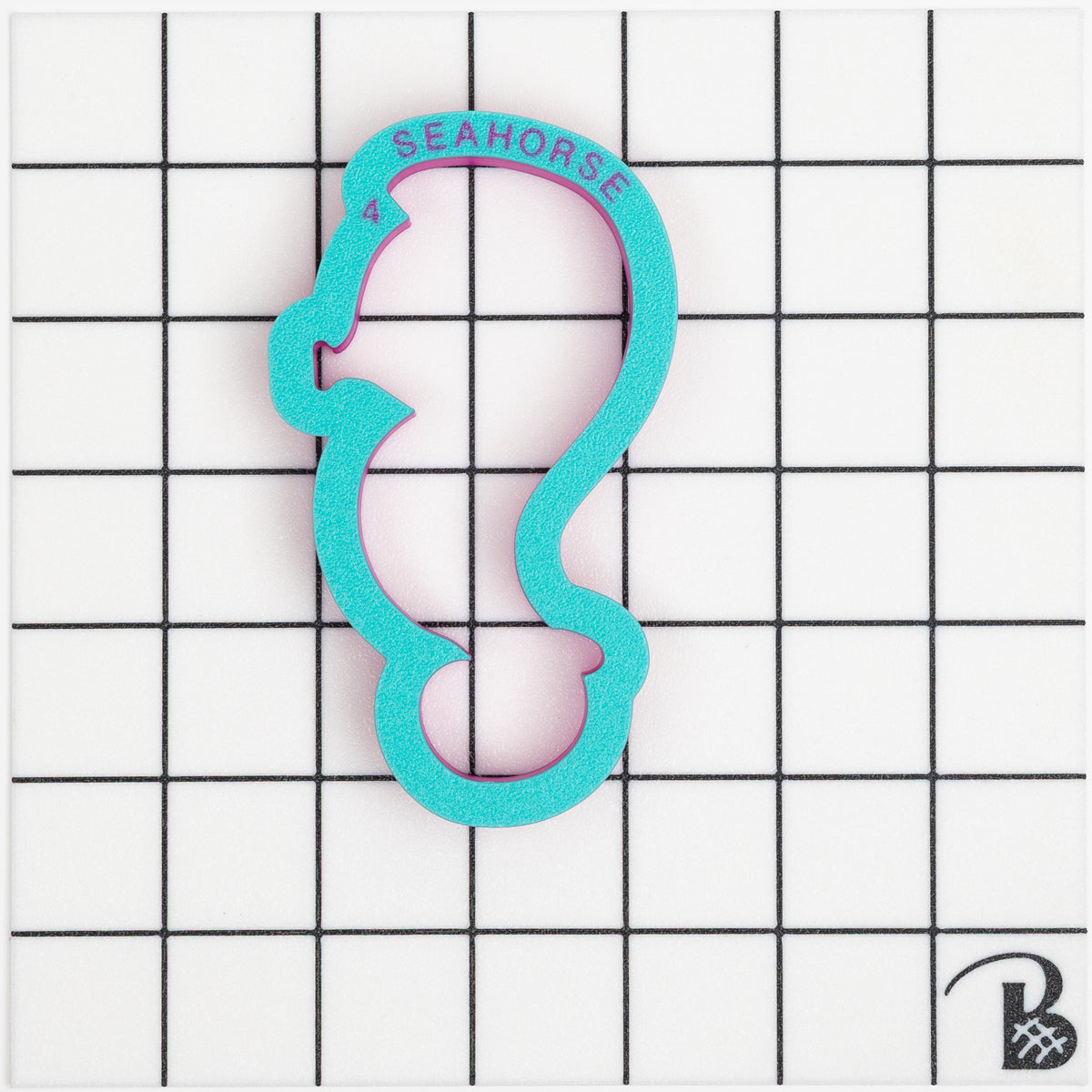 Seahorse Cookie Cutter (recommend sizing up)