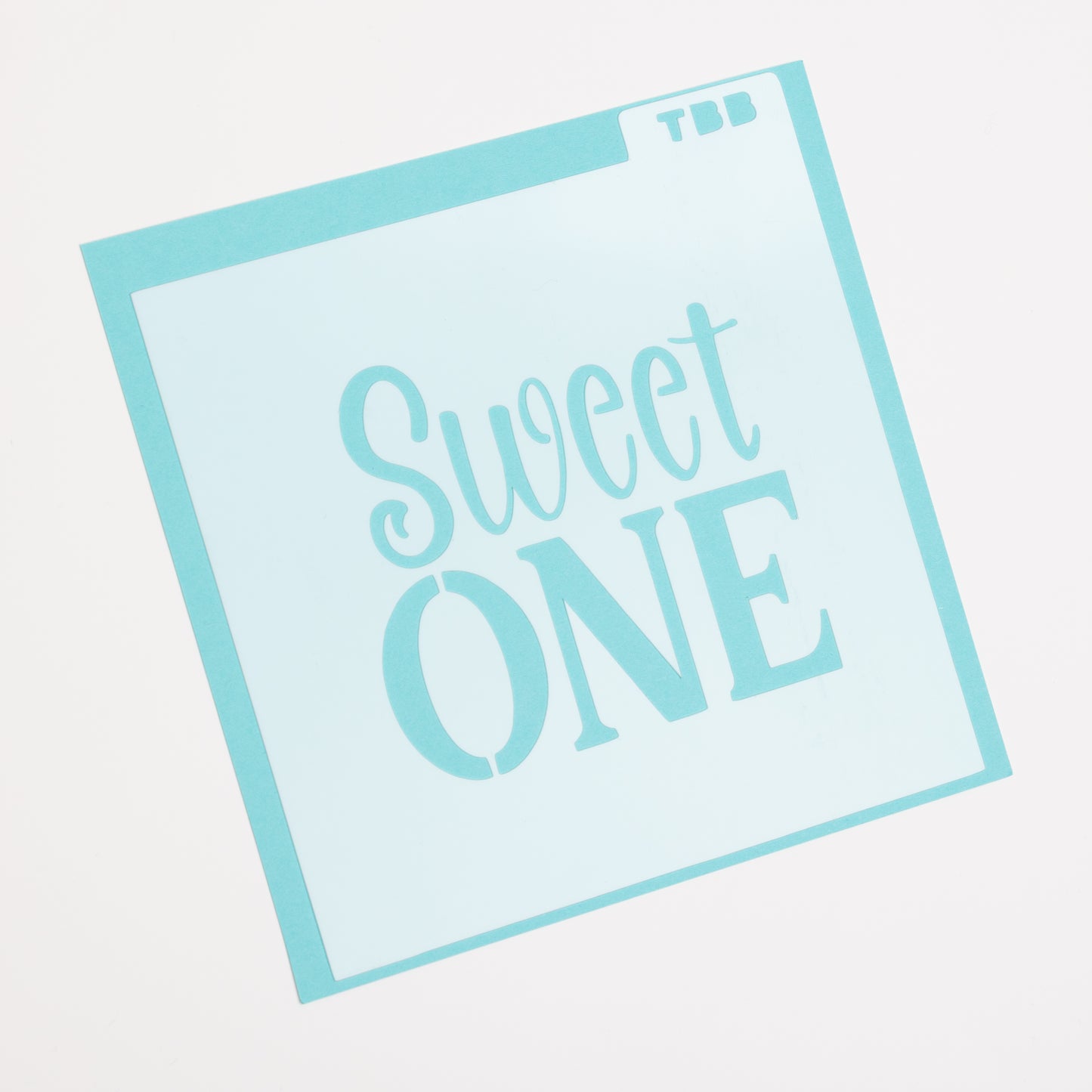 Sweet One Text Cookie Cutter (With or without Stencil)