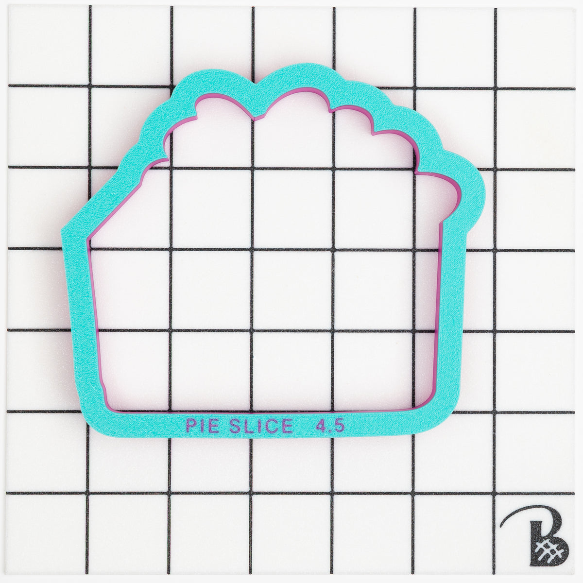 Pie Slice (chunky-Side View) (version 2) Cookie Cutter