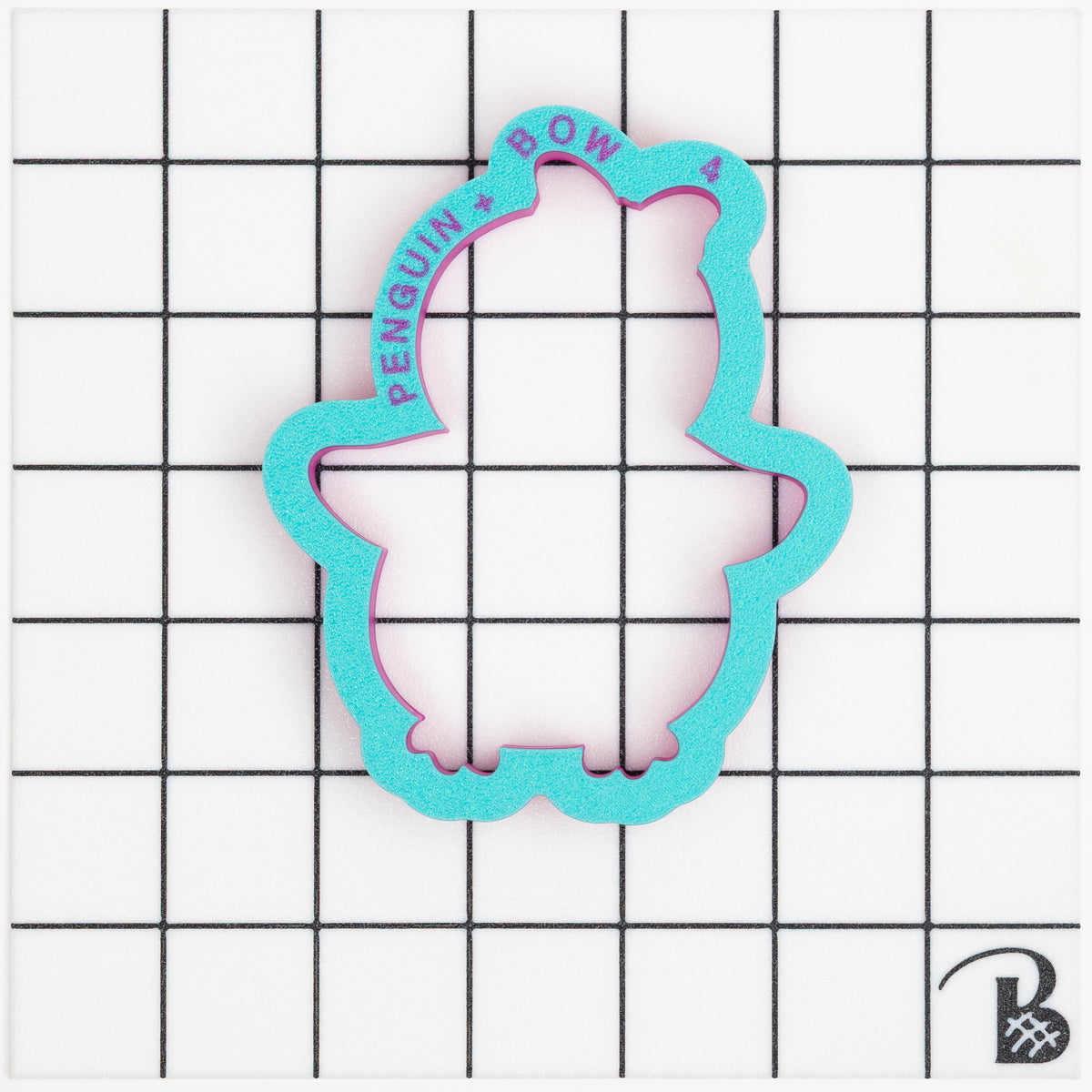 Penguin with Bow #2 Cookie Cutter
