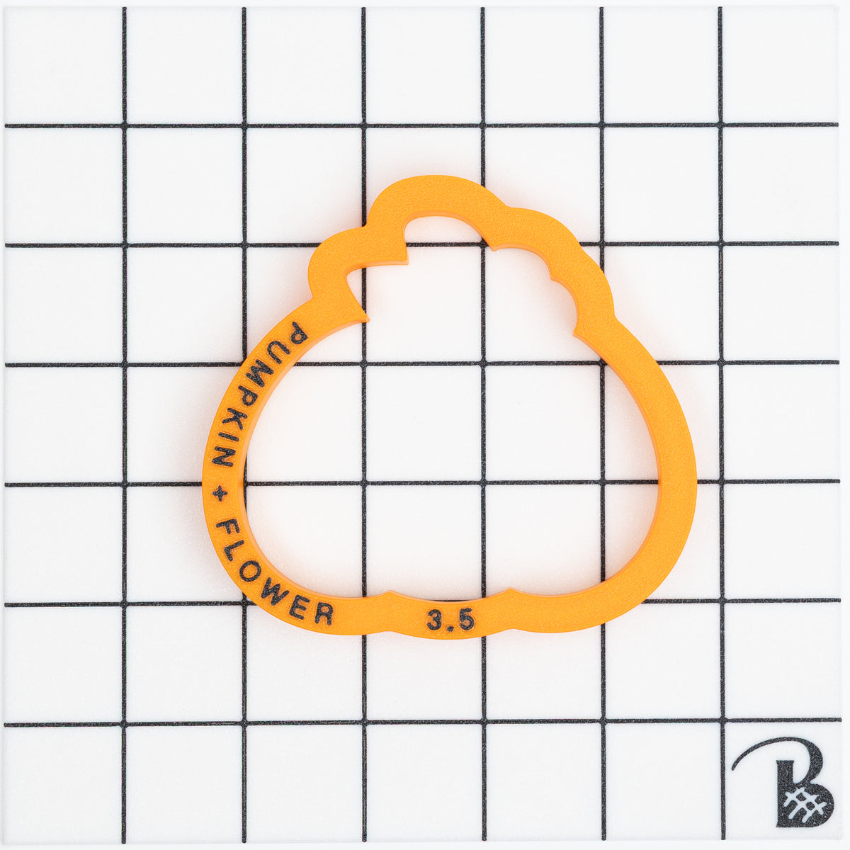 Pretty Pumpkin with Flower Cookie Cutter