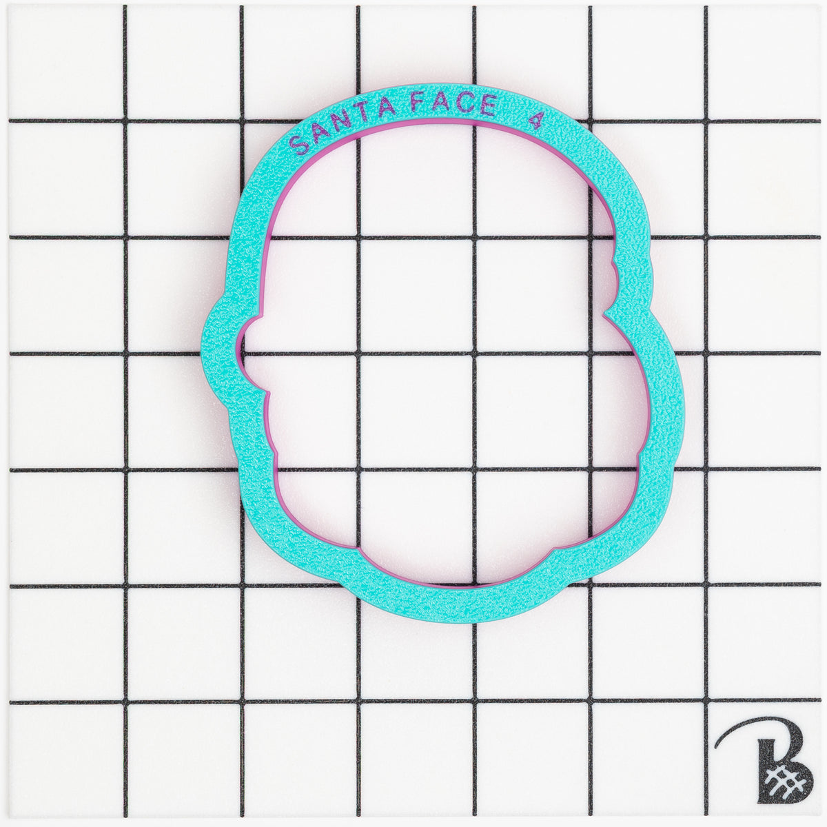 Santa face (chunky version) Cookie Cutter
