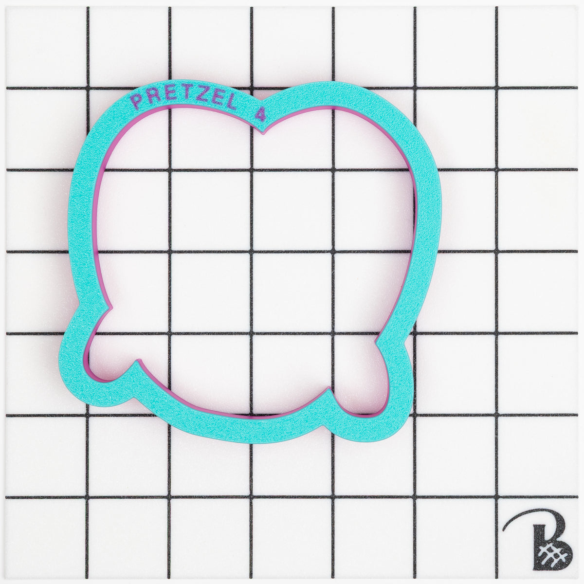 Pretzel (with or without center cut outs) Cookie Cutter