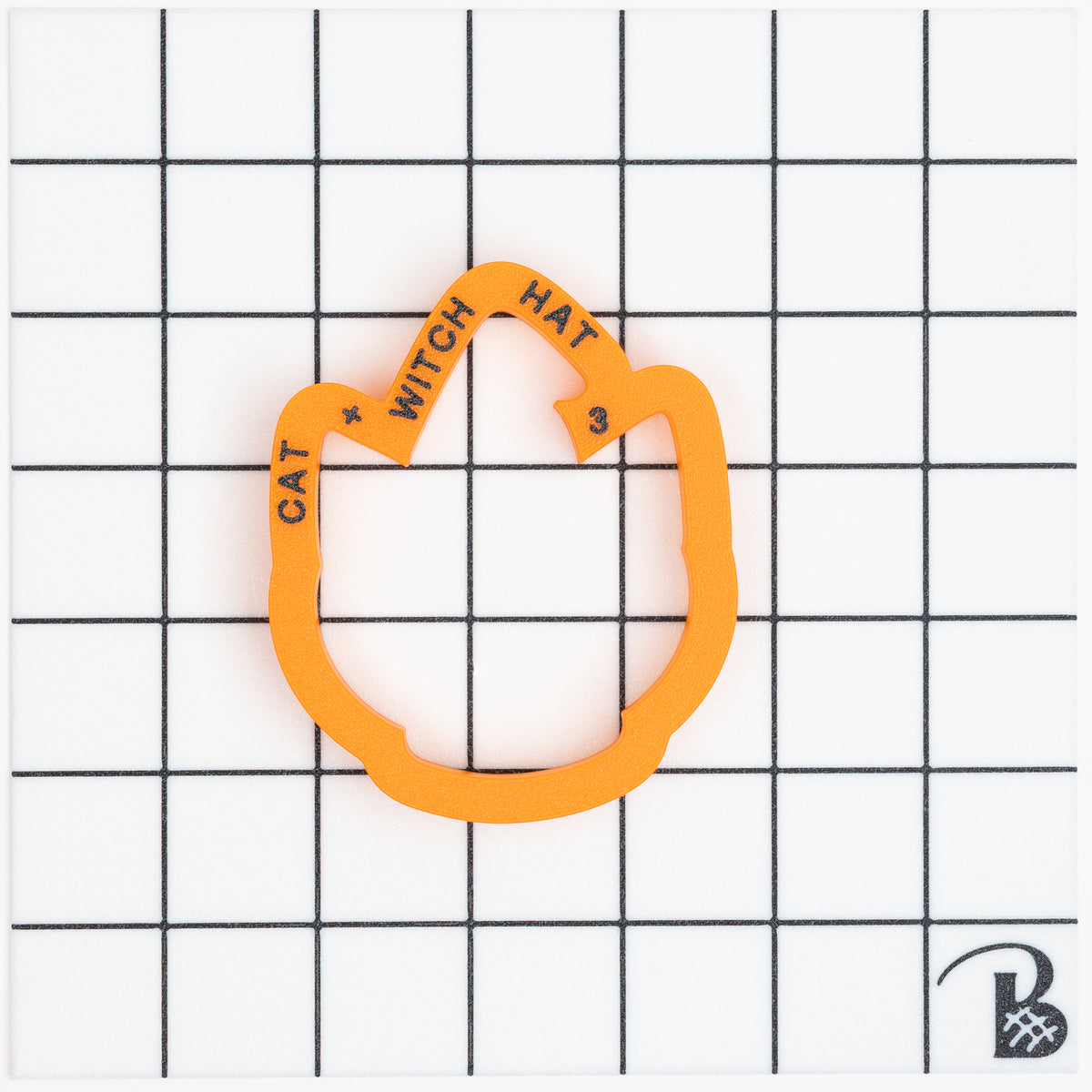 Cat in Witch Hat - Cookie Cutter