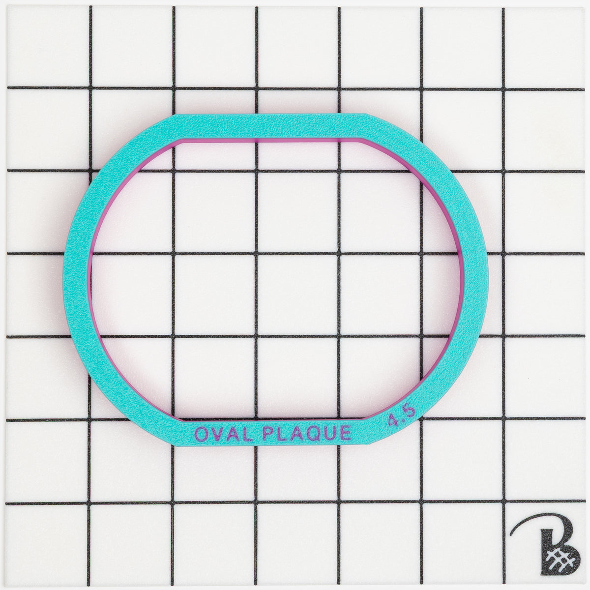 Wide Oval Plaque Cookie Cutter
