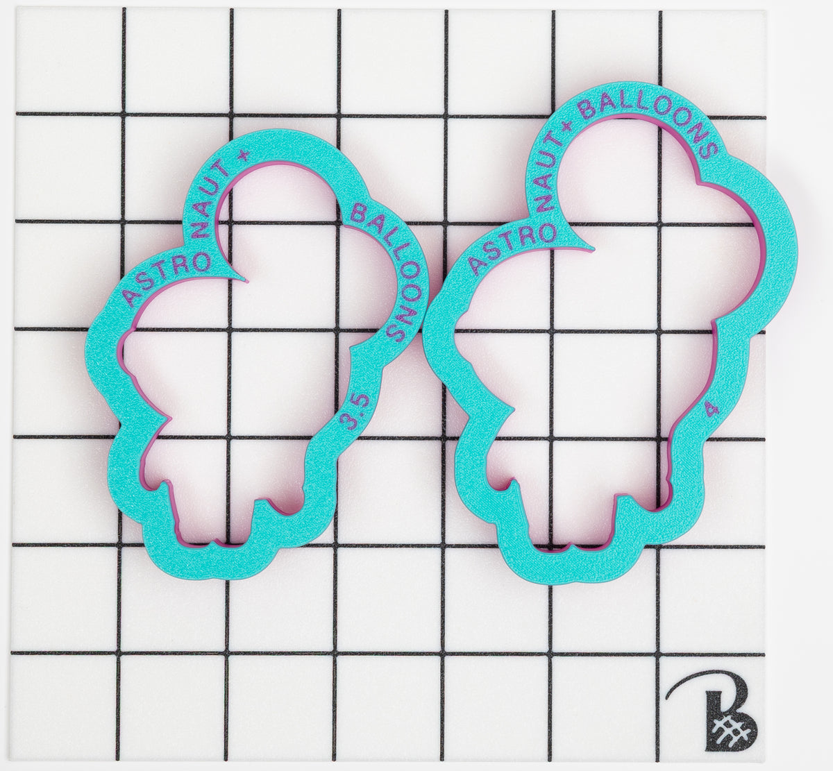 Astronaut with Balloons Cookie Cutter (recommend sizing up)