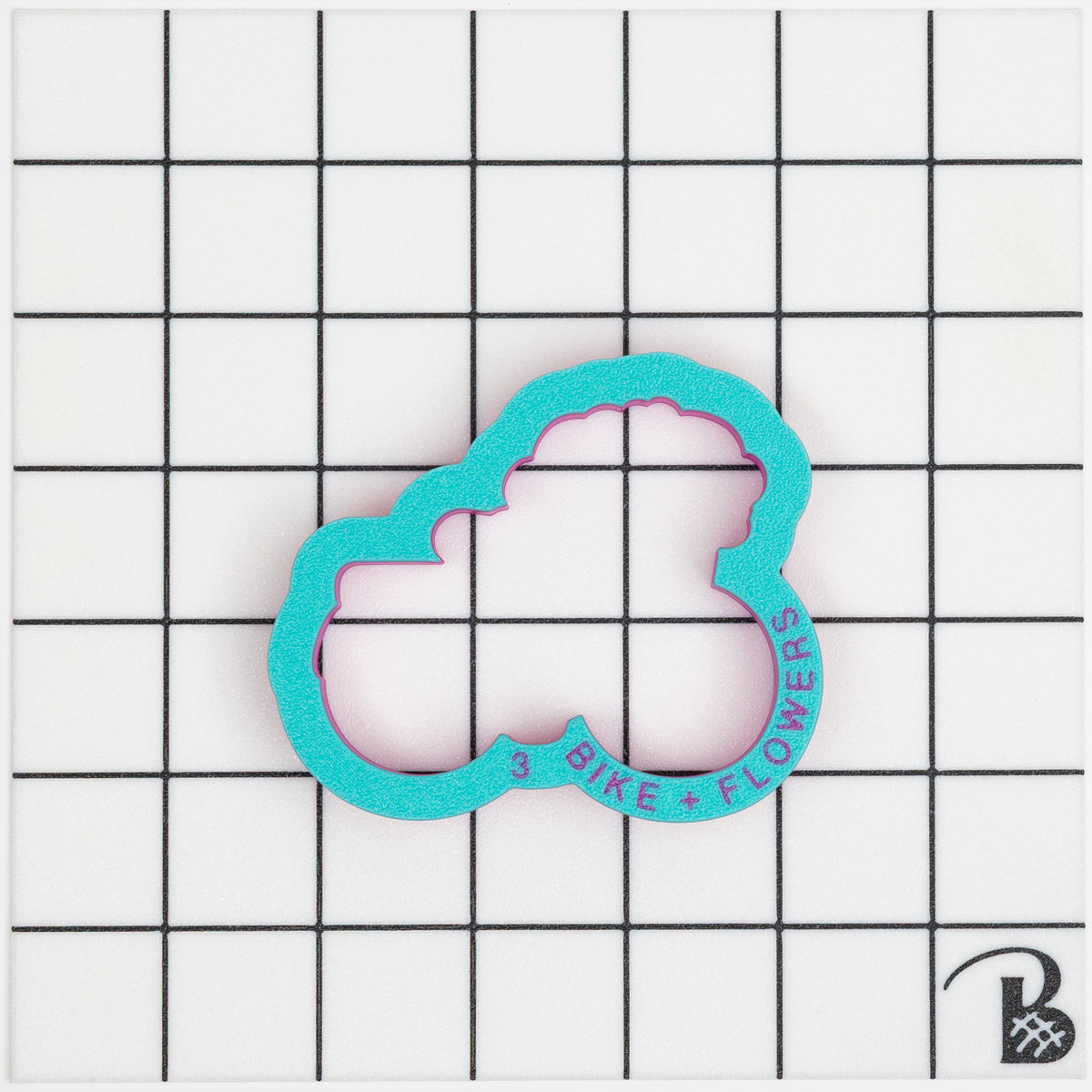 Bicycle with Flowers | Bike Cookie Cutter