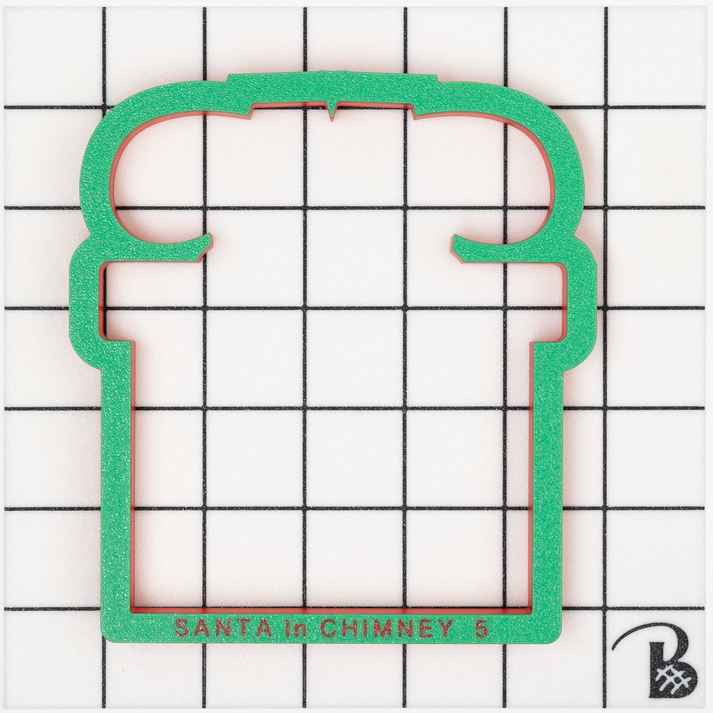 Santa in Chimney Cookie Cutter