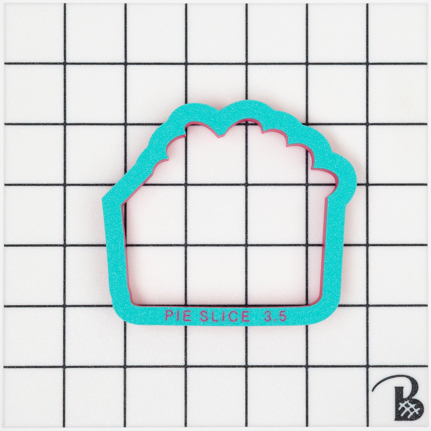 Pie Slice (chunky-Side View) (version 2) Cookie Cutter