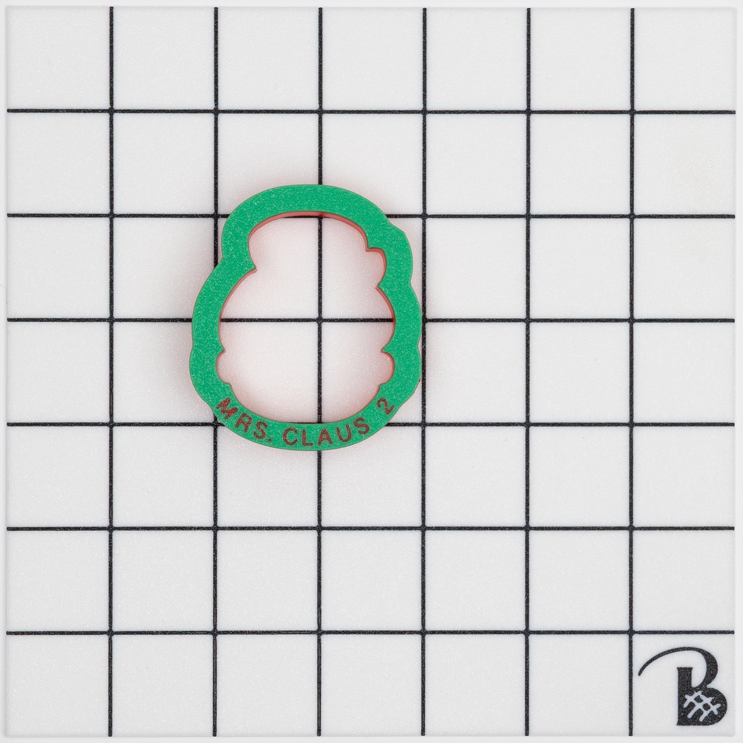 Mrs. Claus (chunky version) Cookie Cutter