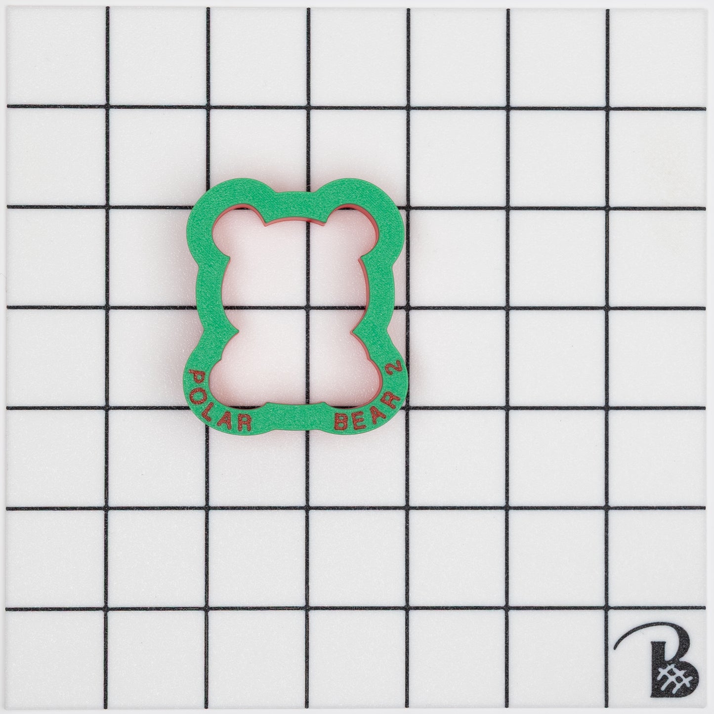Chunky Christmas Polar Bear Cookie Cutter