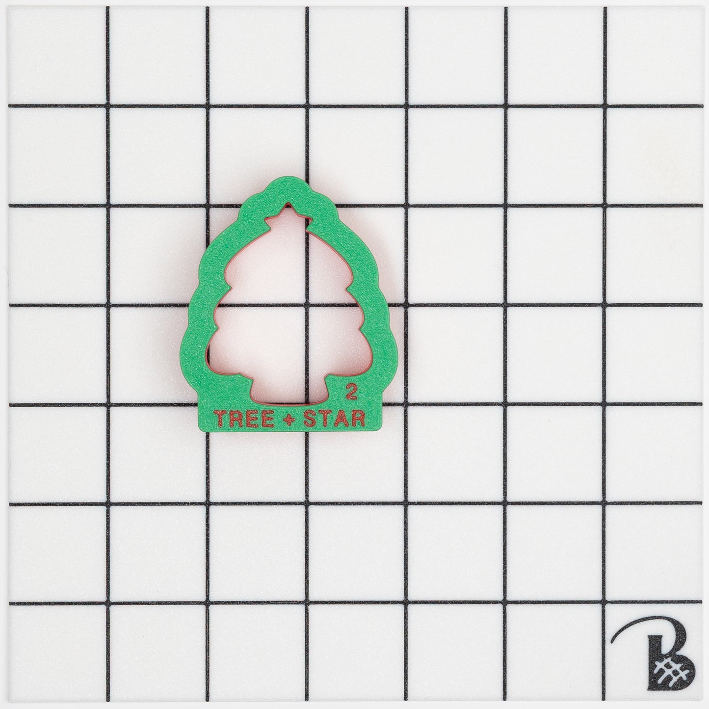 Chunky Christmas Tree with Star Cookie Cutter
