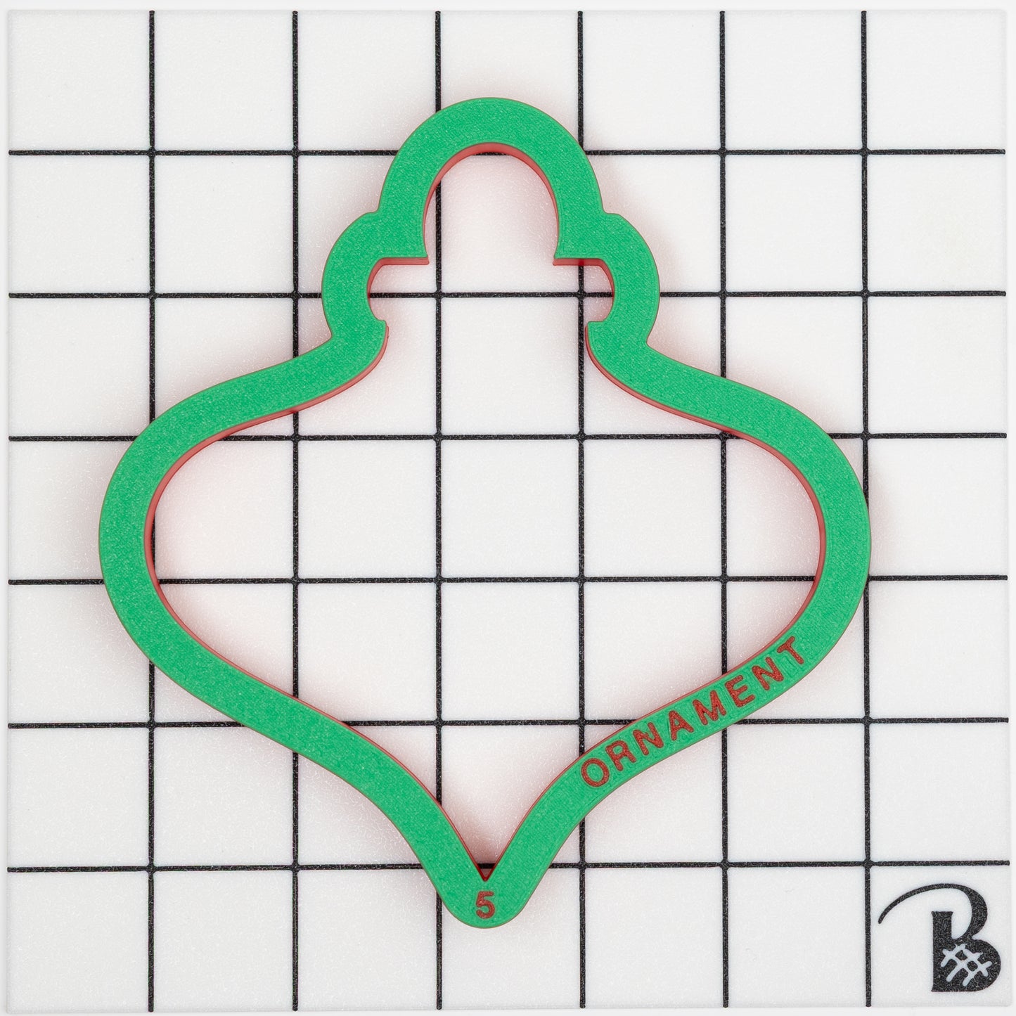 Fancy Christmas Ornament Cookie Cutter