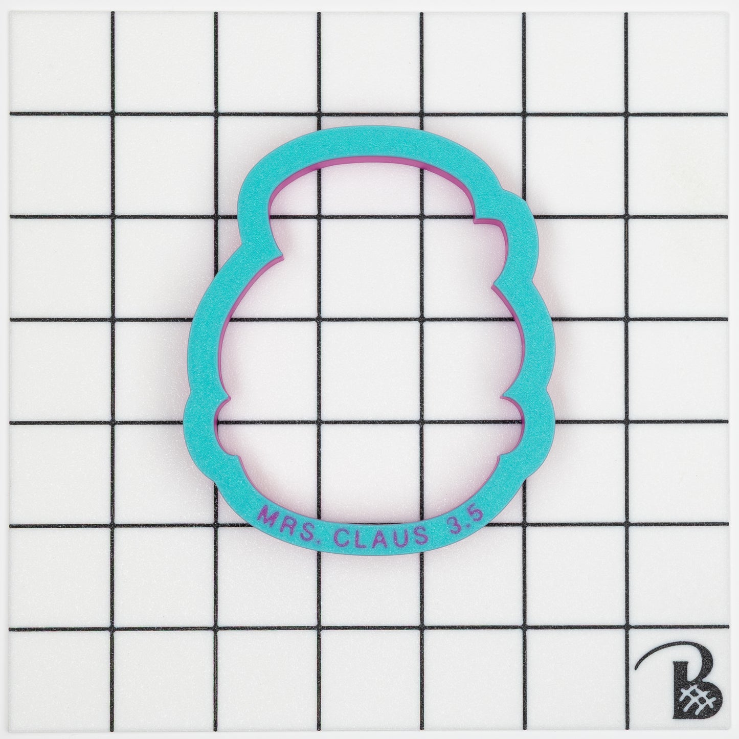 Mrs. Claus (chunky version) Cookie Cutter