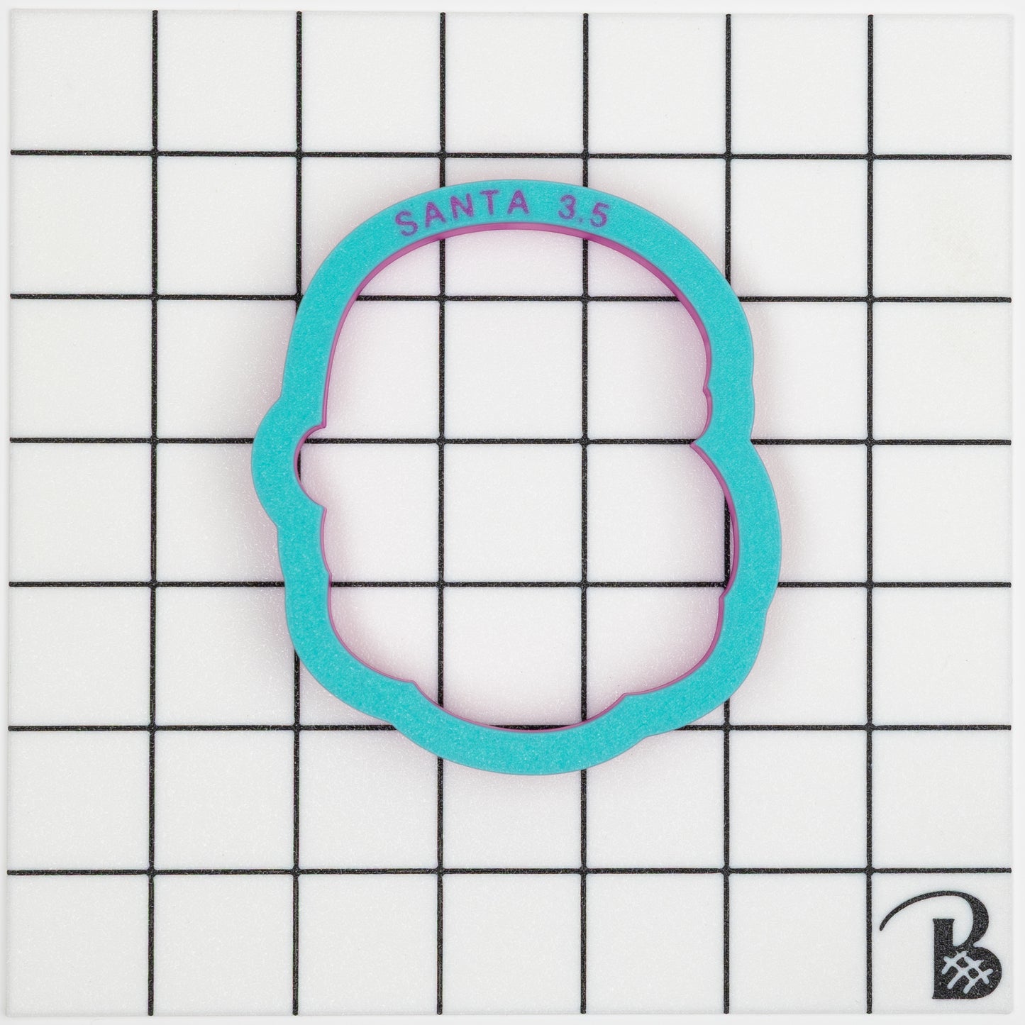 Santa face (chunky version) Cookie Cutter