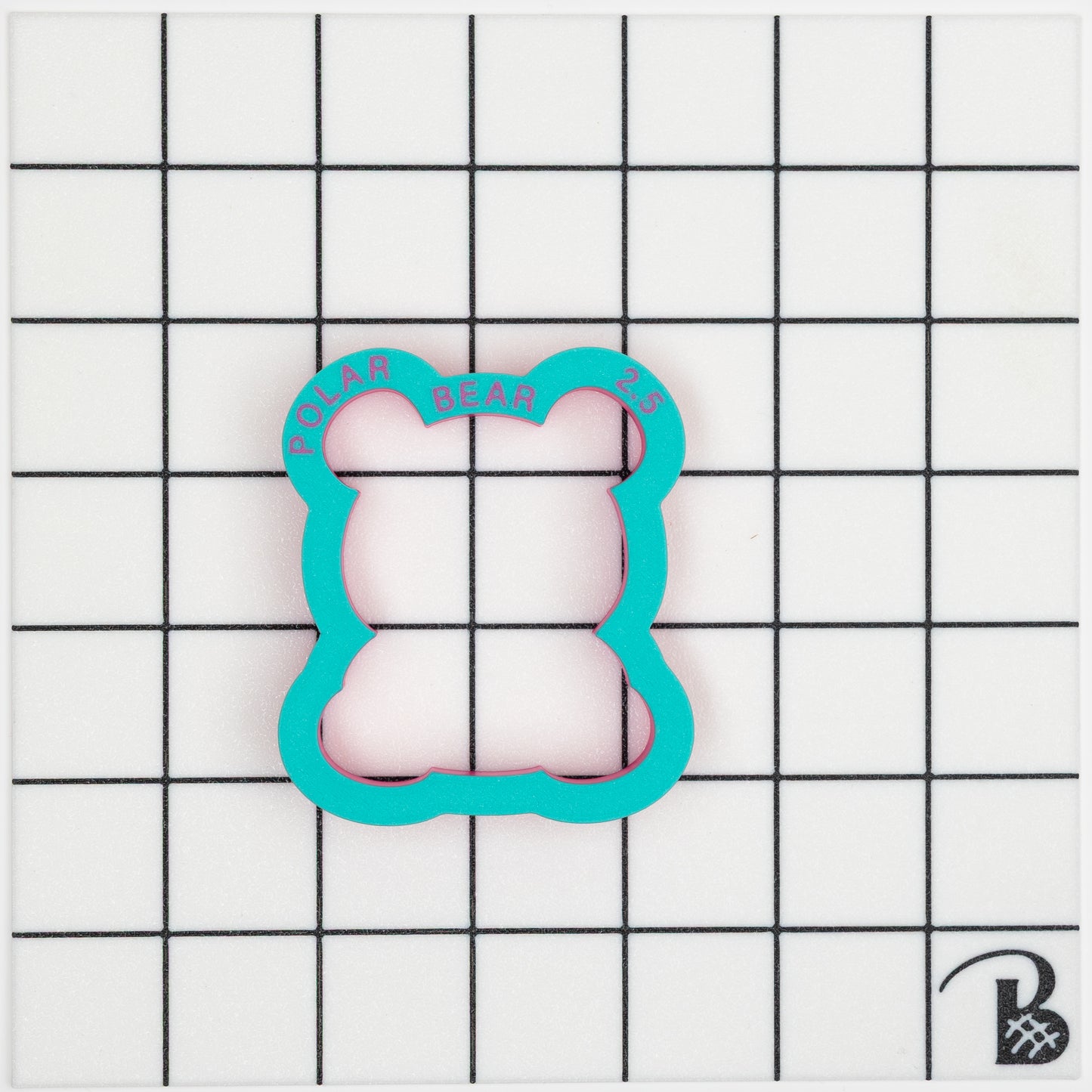 Chunky Christmas Polar Bear Cookie Cutter