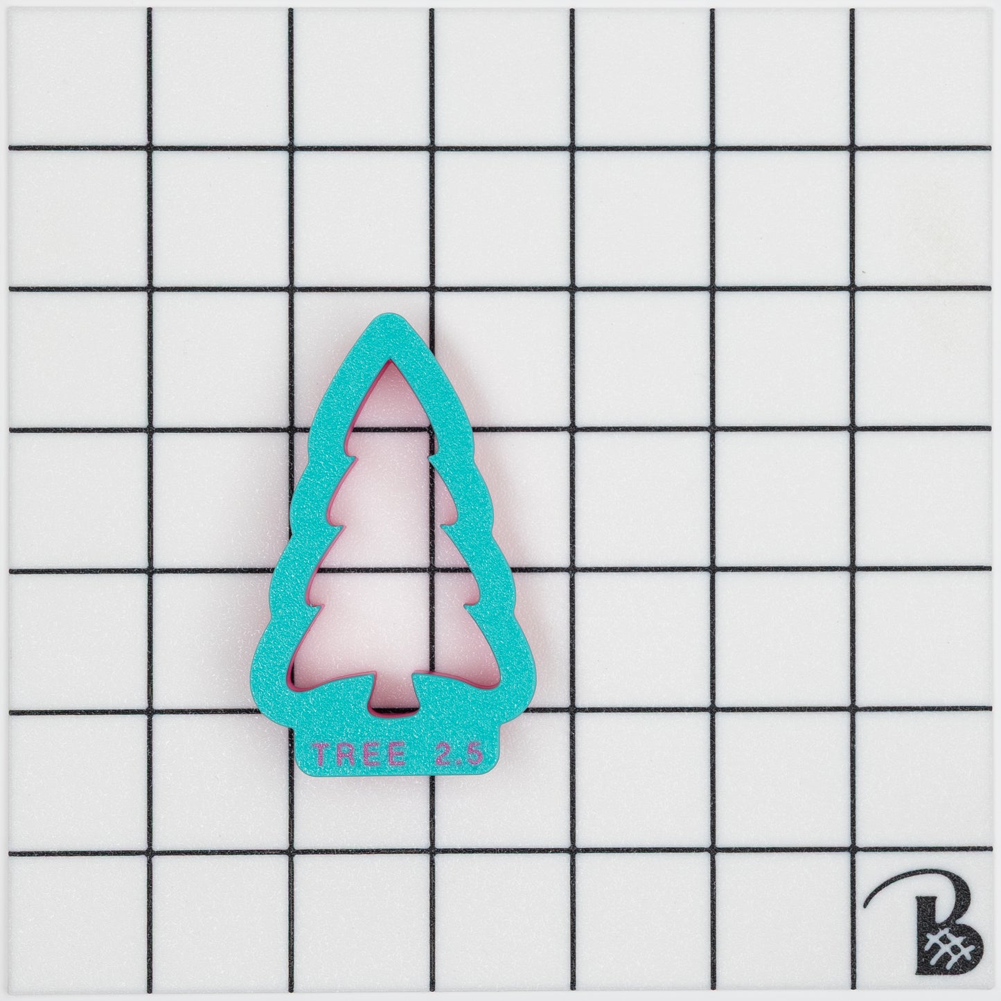 Christmas Tree (rounded and skinny) Cookie Cutter (recommend sizing up)