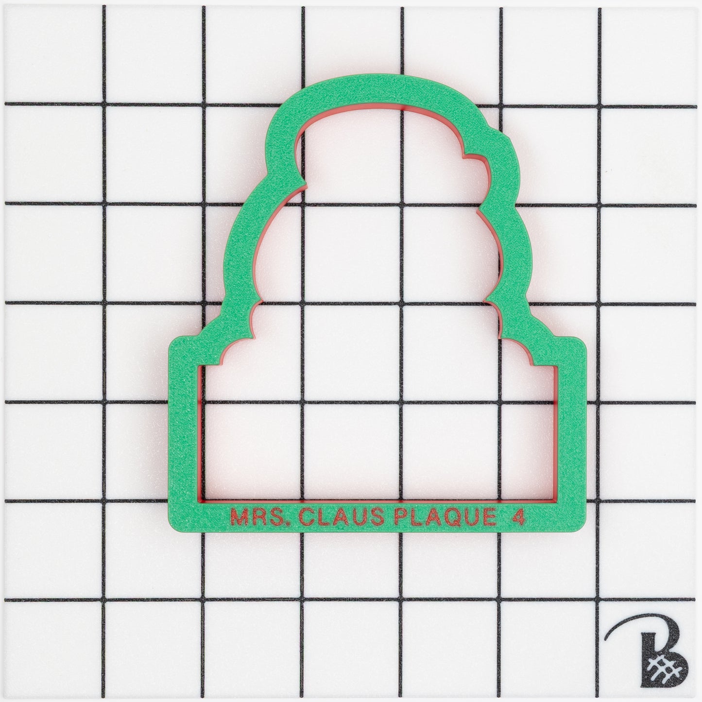 Mr. and Mrs. Claus Name Plaque (Set of 2) Cookie Cutter