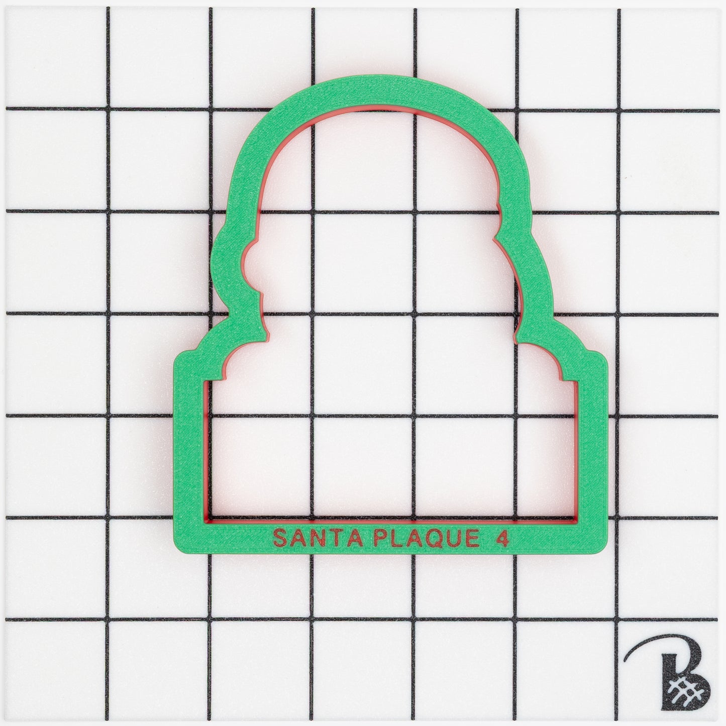 Mr. and Mrs. Claus Name Plaque (Set of 2) Cookie Cutter