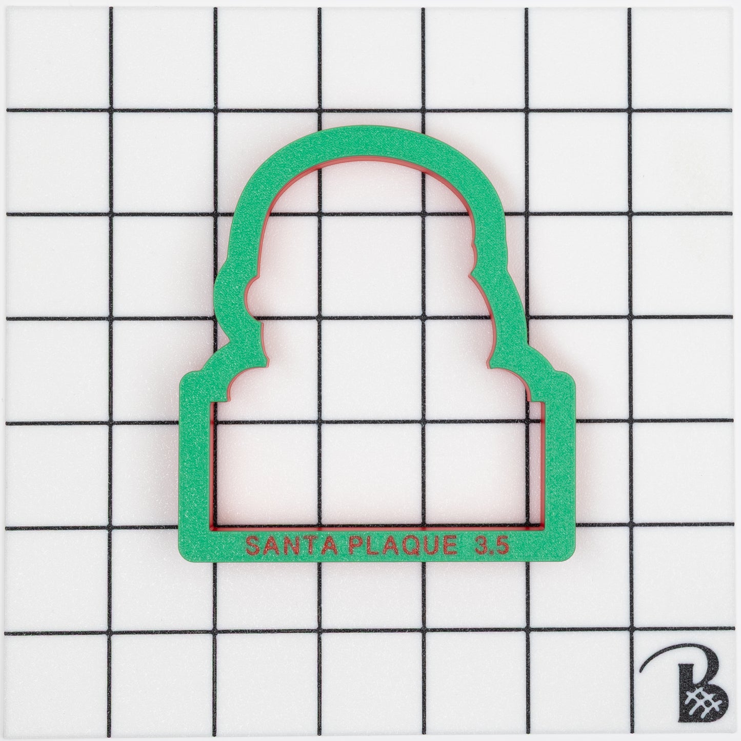 Santa Personalization Name Plaque Cookie Cutter