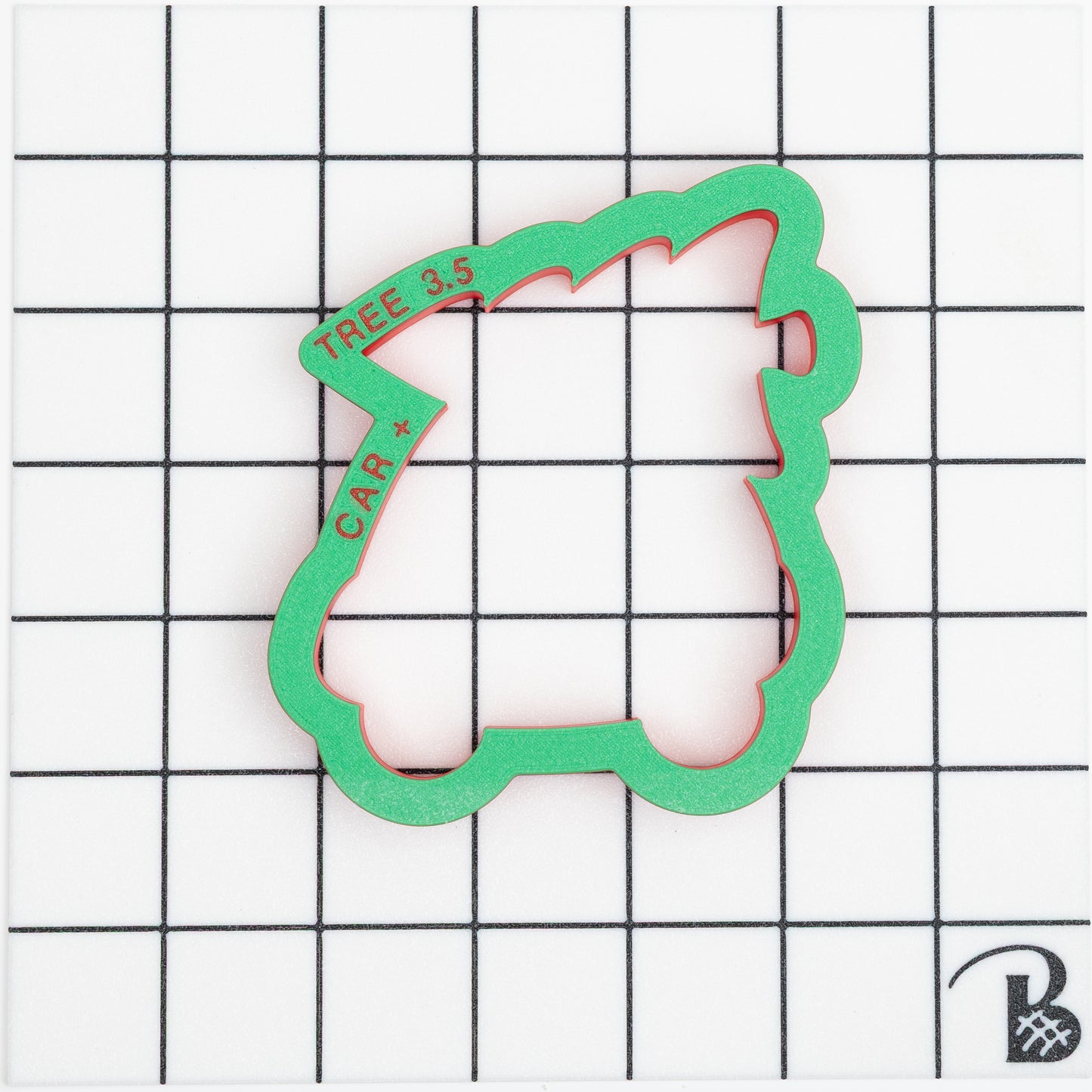 Christmas Tree on Play Car Cookie Cutter